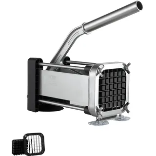 Vevor Pommes Frites Schneider Kartoffelschneider mit 1/2-Zoll-Klinge aus Edelstahl, manueller Kartoffelschneider und Zerkleinerer mit Saugnäpfen, ideal für Kartoffeln Pommes Frites Gurken Gemüse