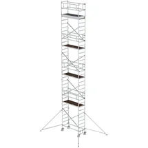 MUNK Alu-Rollgerüst mit Ausleger Plattformen im 2m-Abstand Plattform-Höhe 9,45 m Länge 1,80 m