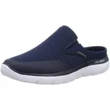 SKECHERS Herren Summits Sneaker, Navy Textile Trim, 43