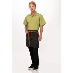 Chef Works® BERKELEY Bistroschürze inkl. Taillenband, Schwarz