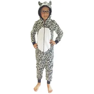 normann-wäschefabrik NORMANN Jumpsuit Overall Onesie Schlafanzug Tier - 50945 in niedlichen Motiven 291 467 97 606, Größe:152, Farbe:Leopard | 152