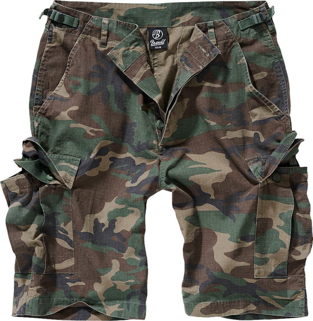 Brandit BDU Ripstop Shorts, groen, M Voorman