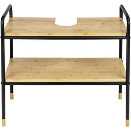 Wenko Xxxl Waschbeckenunterschrank Beige, Naturmaterialien, 70x60x33.5 cm, Badezimmer, Badezimmerschränke, Waschbeckenunterschränke