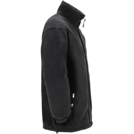Planam Stream Fleecejacke Schwarz/Anthrazit M