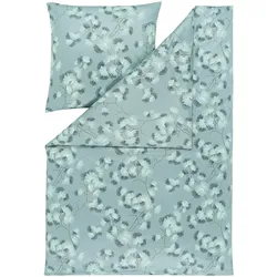 Bettwäsche RUMI Mako-Jersey - grün - BL 155x200 cm