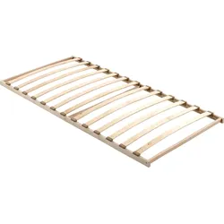 Lattenrost VIPACK "Vipack Lattenrost", beige (natur), B:90cm H:7cm L:200cm, Lattenroste, Lattenrost mit 13 Schichtholzfederleisten in Kunststoffkappen