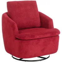 Better Home Loungesessel gepolstert 85 x 90 x 45-77 cm Pink mit Kissen
