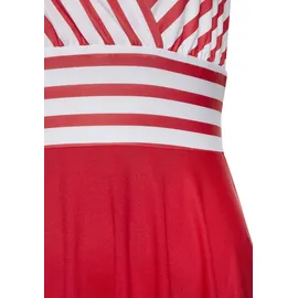 LASCANA Sommerkleid Gestreift Rot/Weiß 34