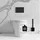 casativo WC-Bürste 2er Set Schwarz/Grau