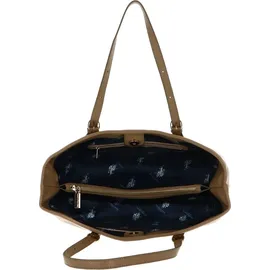 U.S. Polo Assn. Schultertasche Blackstone Shopping Bag Beige