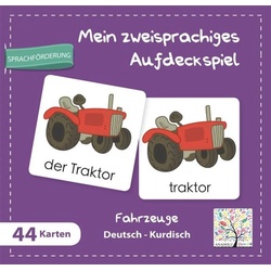 Schulbuchverlag Anadolu Spiel, Mein zweisprachiges Aufdeckspiel, Fahrzeuge Deutsch-Kurdisch…