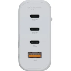 Xtorm GaN2 Ultra Wand-Ladegerät 140W / PD / 3x USB-C / 1x USB-A weiß