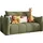 WFL GROUP Schlafsofa Lilo 120 x 86 x 101 cm Cordstoff hellgrün