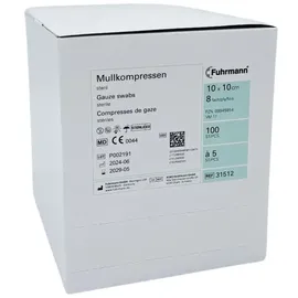 FUHRMANN GMBH Mullkompressen Set 10 x 10 cm 100 St.
