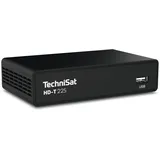 TechniSat HD-T 225 - Kompakter DVB T2 HD HDMI SCART, 12 V tauglich, EPG, LED Statusanzeige, Fernbedienung) Schwarz