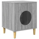 vidaXL Katzenhaus Graues Sonoma 42,5 x 40 x 53 cm Holzwerkstoff