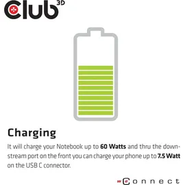 Club 3D CLUB3D CSV-1562 USB-C Passend Fuer Marke (Notebook Dockingstations): Univ