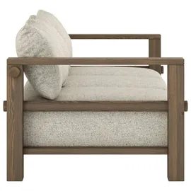 Karup - Bare Schlafsofa Kiefer carob braun (106) / soft chalk, (640)