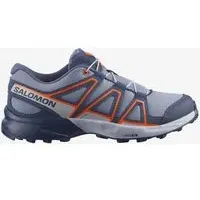 Salomon Speedcross blau grau orange Kinder Laufschuhe - 35