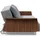 Innovation Living Schlafsofa mit Armlehnen Long Horn Excess Stoff Grau Granit