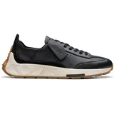 CLARKS Damen Craft Speed. Sneaker, Black Leather, 39.5 EU