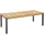 Zebra Technologies Tischplatte 100x220 cm Holz Teak