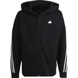 Adidas Future Icons Kapuzenjacke Kinder Kapuzensweat 3-Streifen, black/white 152