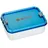 Lässig Brotdose Kinder - Edelstahl Lunchbox BOLD, blue/purple