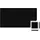 Eyepower Bodenschutzmatten 30 x 30 x 1 cm, 54er Set Schwarz,