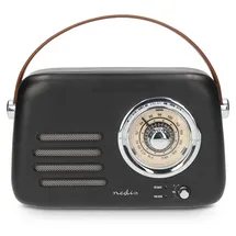 Nedis FM-Radio schwarz