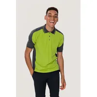 Hakro Poloshirt-Contrast 839, kiwi;anthrazit - XXL