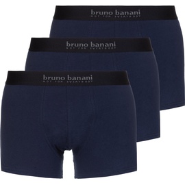 bruno banani Herren 3er Pack Energy Cotton Short - Pants, 3er-Pack, für 1302), navy, S