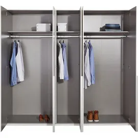 WIMEX Kleiderschrank WIMEX "New York", weiß, B:225cm H:208cm T:58cm, Schränke, Kleiderschrank, in vielen Breiten, 208 oder 236cm hoch
