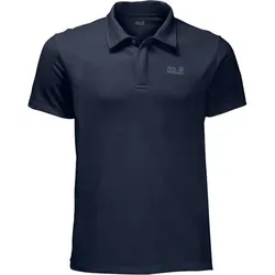 JACK WOLFSKIN Herren Polo Three Towers, Night Blue, S