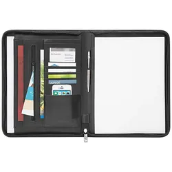 WEDO 58 64301, Leder, Schwarz, 5 Taschen, Visitenkarte, Papier, 255 mm, 45 mm