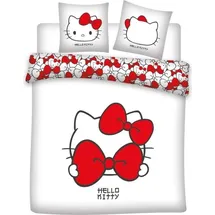 Aymax Hello Kitty Bow Weiß 240 x 220 cm + 2 x 65 x 65 cm