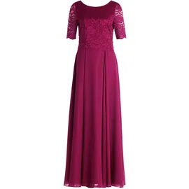 Vera Mont Abendkleid Bordeaux Spitze 48