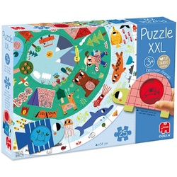 Goula Puzzle Goula 53177 Puzzle XXL 25 Teile, Puzzleteile, Made in Europe bunt
