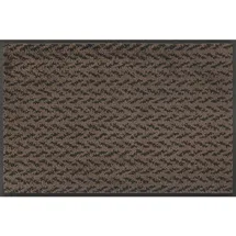 Wash+Dry Fußmatte Duo Mocha, Braun, Streifen, rechteckig, 40x60 cm, Oeko-Tex® Standard 100, rutschfest, für Fußbodenheizung geeignet, waschbar