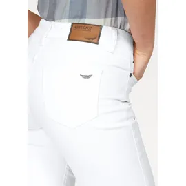 Arizona Jeansbermudas Weiß 36
