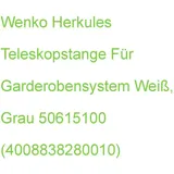 Wenko Herkules Teleskopstange für Garderobensystem weiß, grau 7,5 x 7,5 x 165,0 - 300,0 cm