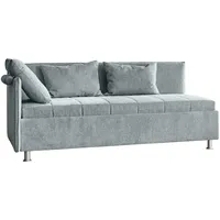 Beldomo - Sleep Polsterliege, Türkis, Textil, furniert, H3, Höhe ca. 21 cm, 120x200 cm, Goldenes M, Made in EU, Bezug abnehmbar/waschbar, wendbar, optimale Belüftung, für verstellbare Lattenroste geeignet, atmungsaktiv, schadstoffgeprüft, alternative Größen erhältlich, rundum abnehmbar,Bettkasten, Lattenrost, Matratze, Federkernmatratze, Stoffauswahl, in verschiedenen Matratze Härtegraden Matratzenauswahl, Wohnzimmer, Sessel, Relaxliegen