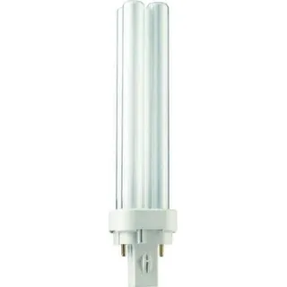 10x Philips MASTER PL-C 18W/830 G24d-2 2PIN (2-Stift) Warmweiß 3000K Energiesparlampe 150mm