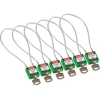 Brady Brady, Vorhängeschloss, Abnehmbare Lockout-Vorrichtung für Netzkabelstecker, Nylon, Schwarz/Orange,