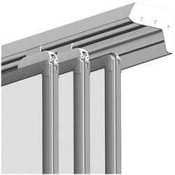 Franken Tafel-Schienensystem »PRO PSSA« Gleiter Set + Wandabstandhalter silber