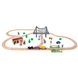 Eichhorn-Bahn - Eichhorn - Bahnset mit Brücke