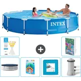 Frame Pool Rund - 366x76 Cm - 7-teilig  S48
