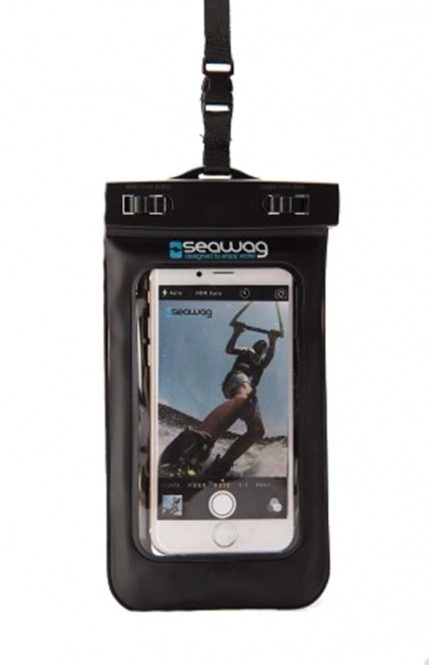 SEAWAG 5,7 WATERPROOF Smartphone Hülle mit Kopfhöreranschluss + Armband black