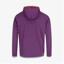 Head Kapuzenpullover Hoodie mit Kapuze Topspin (100% Polyester) violett/orange Herren