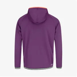 Head Kapuzenpullover Hoodie mit Kapuze Topspin (100% Polyester) violett/orange Herren
